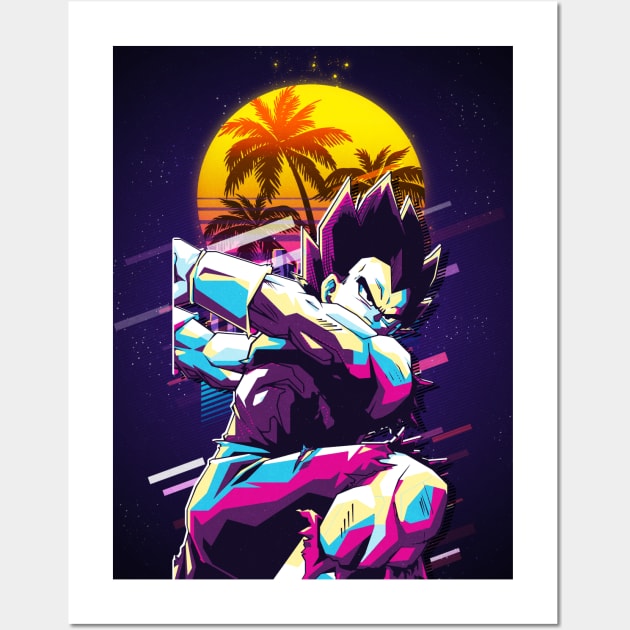 Vegeta DragonBall Wall Art by Sakent